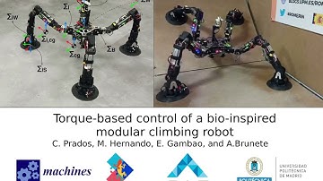 [Machines 2023]: Torque-based control of a bio-inspired modular climbing robot