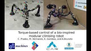 [Machines 2023]: Torque-based control of a bio-inspired modular climbing robot