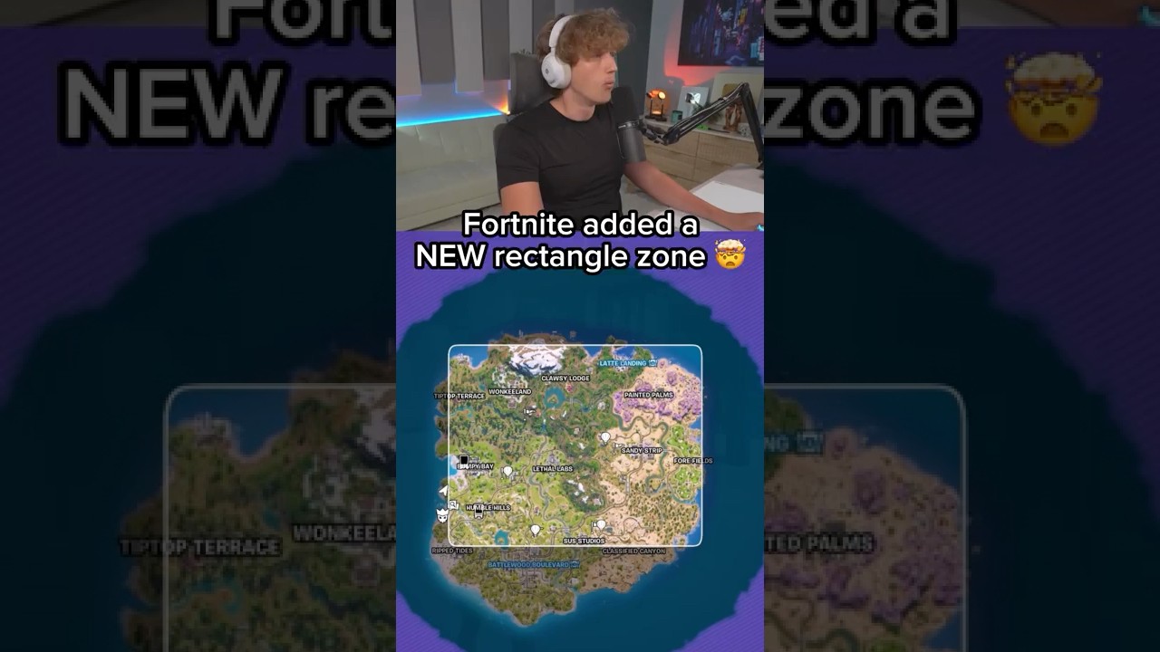 NEW RECTANGLE ZONE IN FORTNITE! 🚨😱