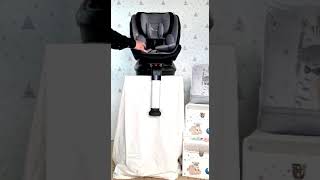 Silla de coche Olimpo Negro Grupos 0 1 2 3 - 360 º ISOFIX Interbaby