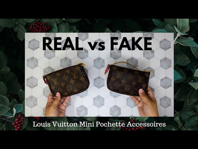 How To Spot A Fake Louis Vuitton  Authentic VS Fake Mini Pochette