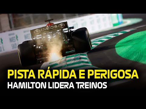 GP ARÁBIA SAUDITA - HAMILTON COLOCA MERCEDES NA PONTA DOS TREINOS LIVRES