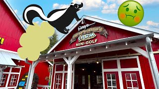I almost got SKUNKED at Old MacDonald's Farm Mini Golf in Sevierville