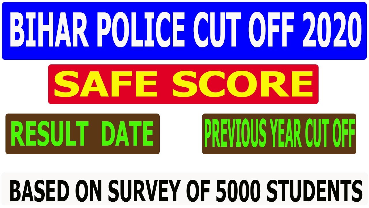 BIHAR POLICE CUT OFF 2020 || BIHAR CONSTABLE 2019-20 CUT OFF FULL ANALYSIS
