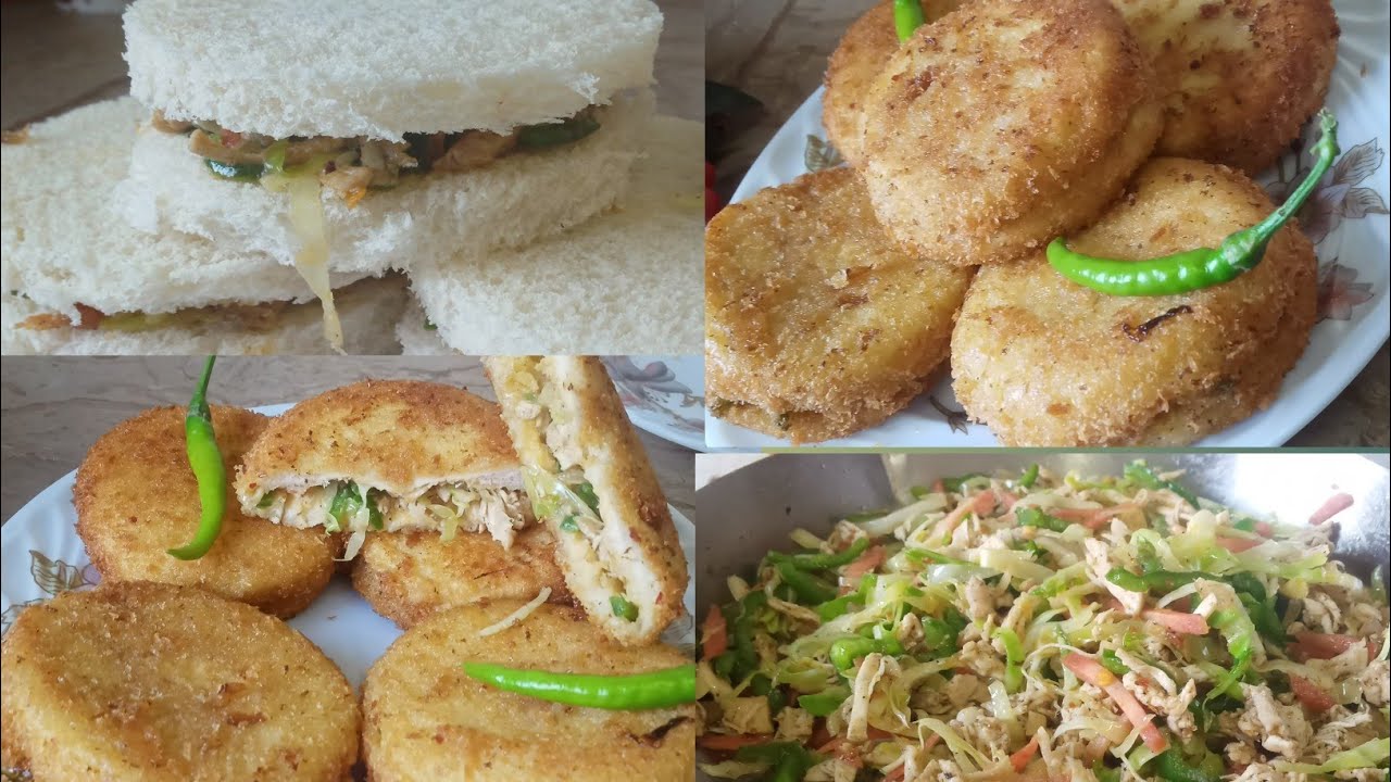 Bread Patties RecipeChicken And Vegetable PattiesBread Patties Easy