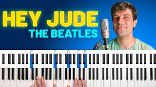How To Play 'Hey Jude' just like Paul McCartney [PIANO CHORDS TUTORIAL]