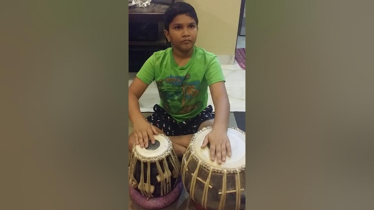 Achutam Keshavam on Tabla Achutam Keshavam on Tabla