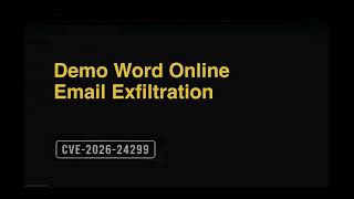 Copirate 365 Demos (1/3): Data Exfiltration via Copilot in Word and Excel (CVE-2026-24299)