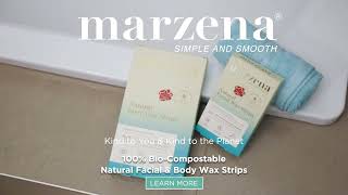 Marzena 100% Compostable Natural Wax Strips