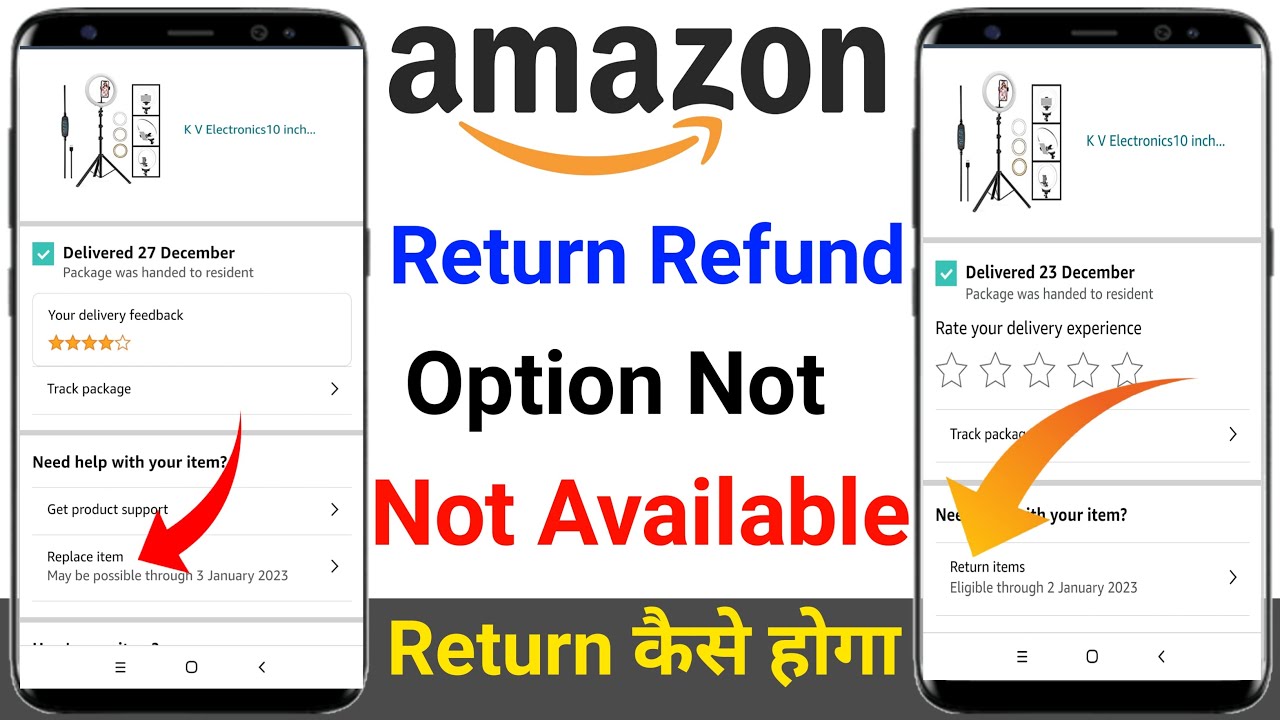 how-to-get-refund-in-amazon-of-refund-option-not-showing-amazon