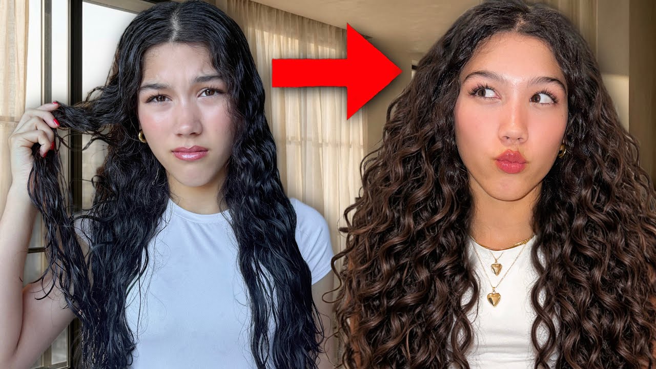 My Curly Hair Routine *2026* (no middle part)