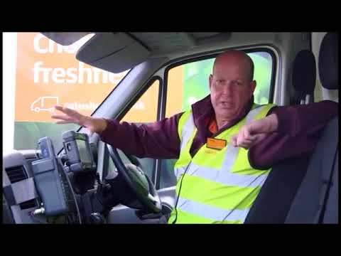 sainsburys van driver