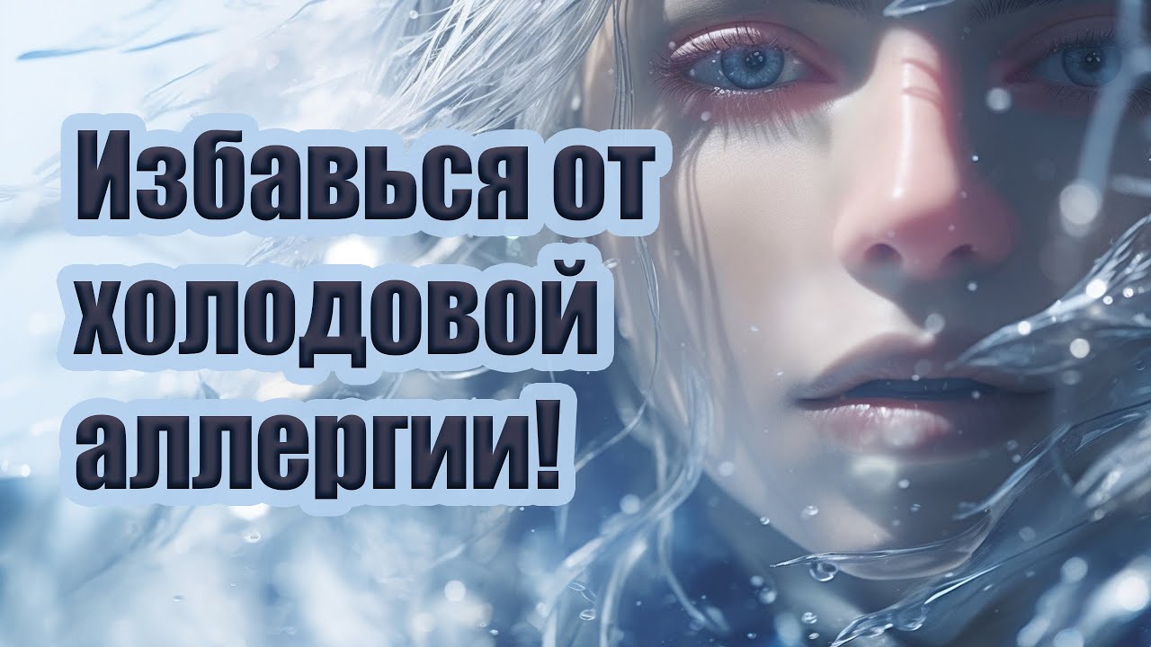 Эти простые способы избавят от холодовой аллергии! - YouTube