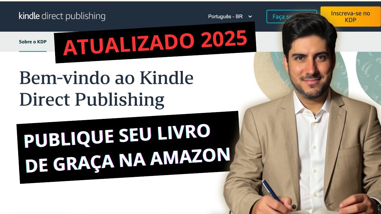 Como publicar um livro de graça na Amazon (passo a passo completo - atualizado 2025)