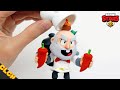 Making Brawl Stars SPICY MIKE(CHEF MIKE)- Clay Tutorial (Clay Art)🌶🌶