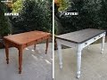 How To Paint An Oak Table