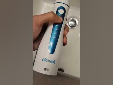 Water Dental Flosser Cordless for Teeth - Nicwell 4 Modes Dental Oral