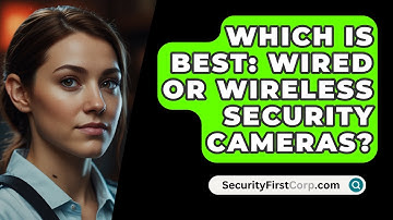 Which Is Best: Wired Or Wireless Security Cameras? - SecurityFirstCorp.com
