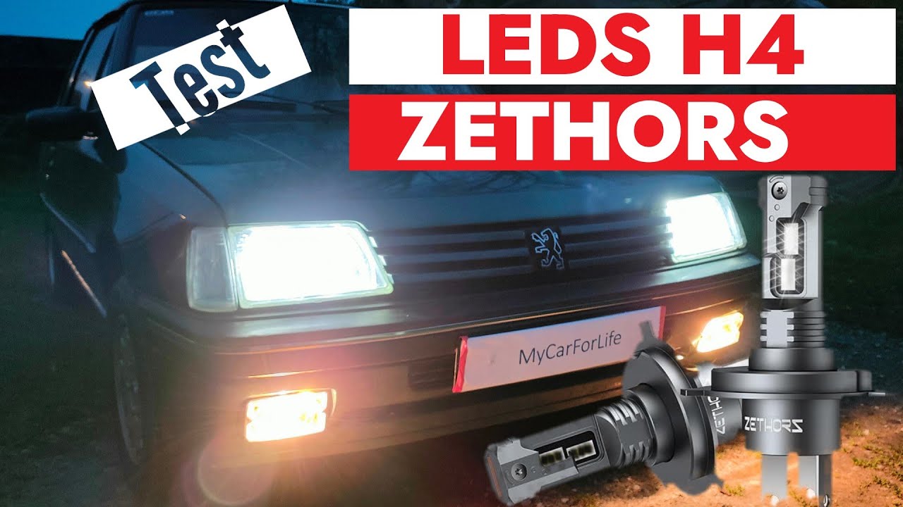 TEST: LEDS H4 Zethors: un bon faisceau bien puissant! 👍 