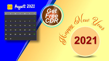 Download Calendar 2021 with Free cdr Files