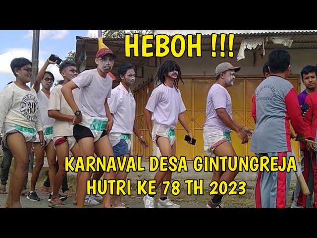 Heboh Karnaval Desa Gintungreja_HUTRI Ke 78 Tahun 2023 class=