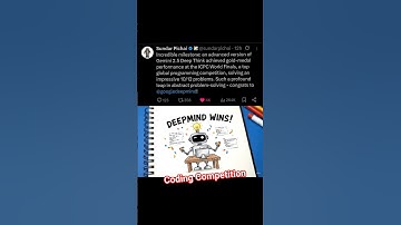 Google DeepMind AI wins Coding Competition! 🤖👨‍💻 #ai #google #coding #software #deepmind