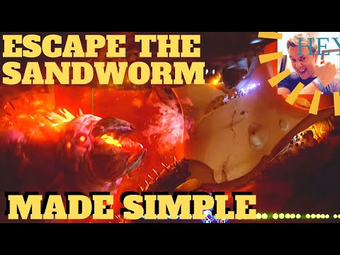 Ori and the Will of the Wisps - Escape the Giant Sand Worm Made Simple (Outrun, Windtorn Ruins)