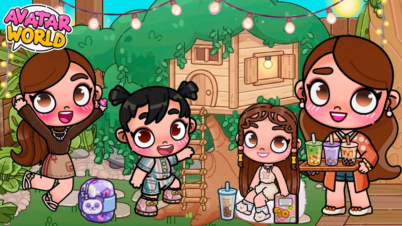 🌳🏡 ¡Construimos una CASA DEL ÁRBOL en Avatar World! ✨