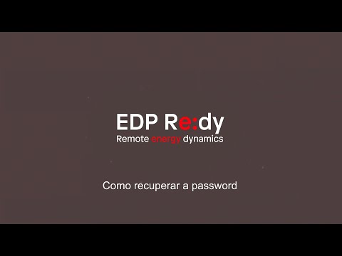 App EDP Re:dy - Como recuperar a password