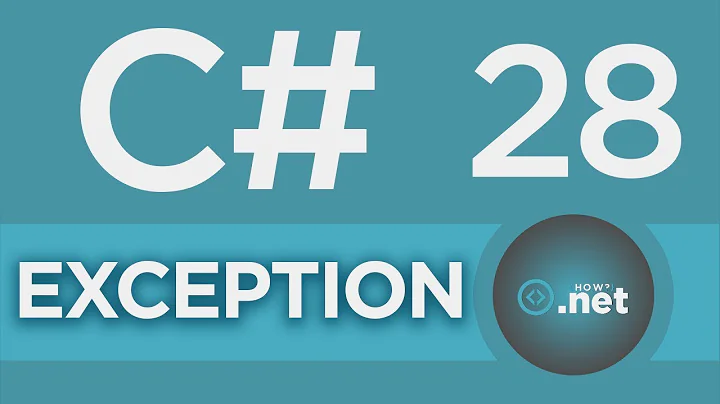 28. C# - Exception