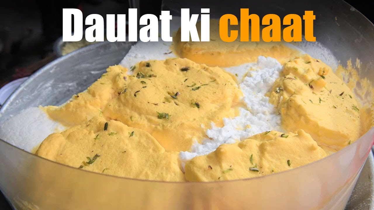 Daulat ki chaat Delhi's Belly YouTube