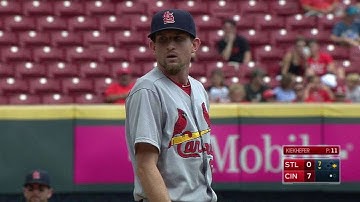 STL@CIN: Gyorko, Wong team up for a 5-4-3 double play