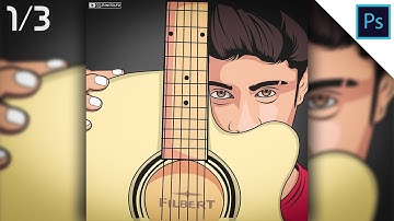 Vector Art / Cartoon Effect / Vexel Art Tutorial | Photoshop CC 2018 | Part 1/3 | Daneril FX