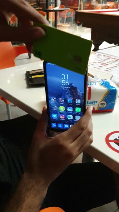 Phone Reads Debit card with NFC
