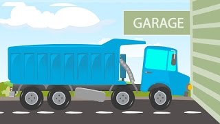 Car Garage Gravel Truck Garage For Kids