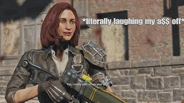 Fallout 4 Random Encounter ~ funniest thing I ever seen!🤣*still laughing* 🤭