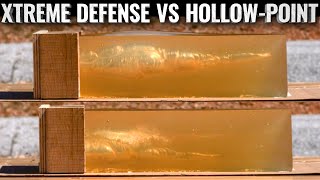 Lehigh Defense  Xtreme Defense vs HollowPoint bullet through a Barrier.  Here's what happened.