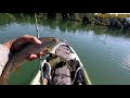 Pesca en aysen, disfrutando una linda jornada de pesca en kayak por el río aysen.