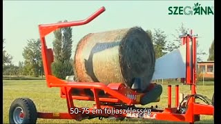 Szegána - Mascar 3100S Vontatott Bálacsomagoló Bemutató