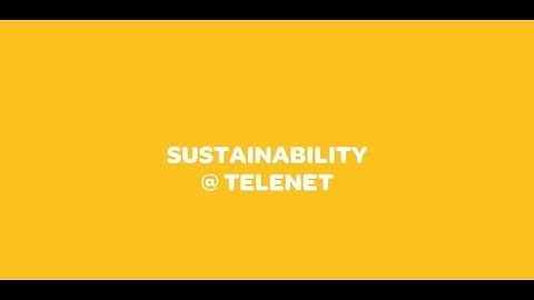 Video Sustainability @ Telenet