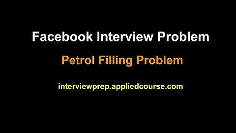 Coding Interview Problem: Petrol Filling Problem | Applied AI Course