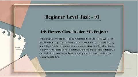 Iris Classification | TASK01 LetsGrowMore | Data Science Internship | Aishwarya Patle