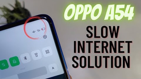 Oppo A54 Mobile Data Not Work Only Show Internet | Fix Internet Oppo A54