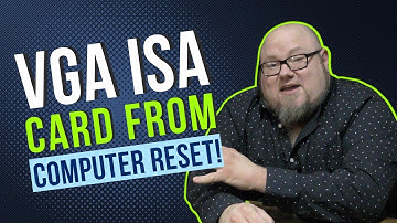 Computer Reset Salvaged ISA VGA Card!