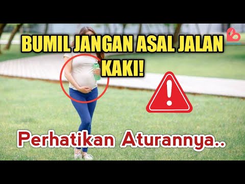 ATURAN BERJALAN KAKI BAGI IBU HAMIL SESUAI USIA KEHAMILAN