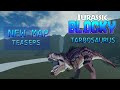 NEW MAP TEASERS AND TARBOSAURUS #jurassicblocky #roblox #youtubegood