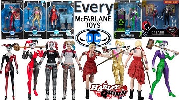 Every DC Multiverse McFarlane Toys Harley Quinn Comparison List