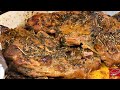 Garlic And Herb Pork Steak Dinner | Pork Chop Recipe