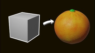 I Created a Realistic the best Orange in Blender