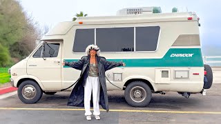 Download Lagu First Night Alone in My New Home | DANGEROUS Drive through California Flood Alert (1976 Chinook) MP3